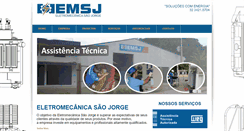 Desktop Screenshot of emsj.com.br