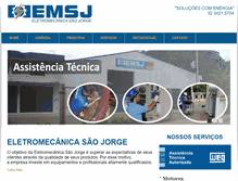 Tablet Screenshot of emsj.com.br